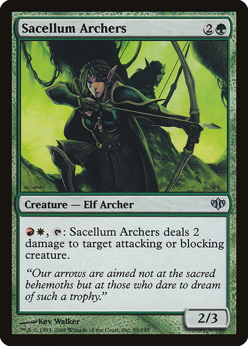 Sacellum Archers highlighted card art