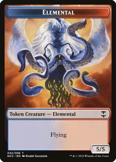 Elemental highlighted card art