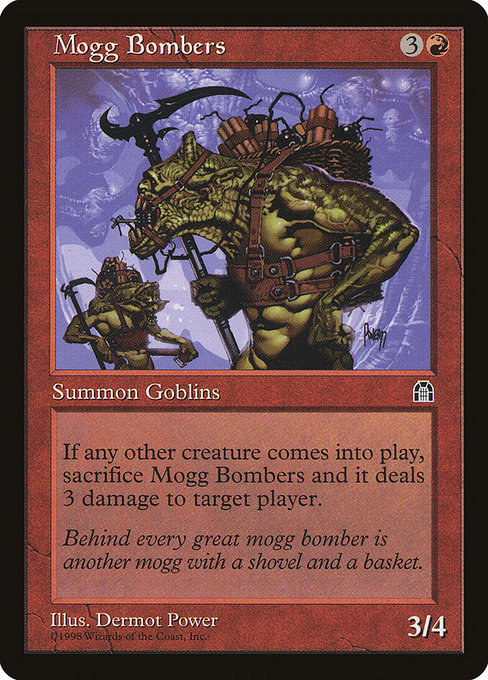 Mogg Bombers highlighted card art