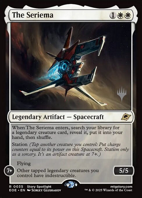 The Seriema highlighted card art