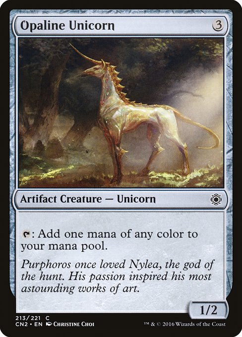 Opaline Unicorn highlighted card art