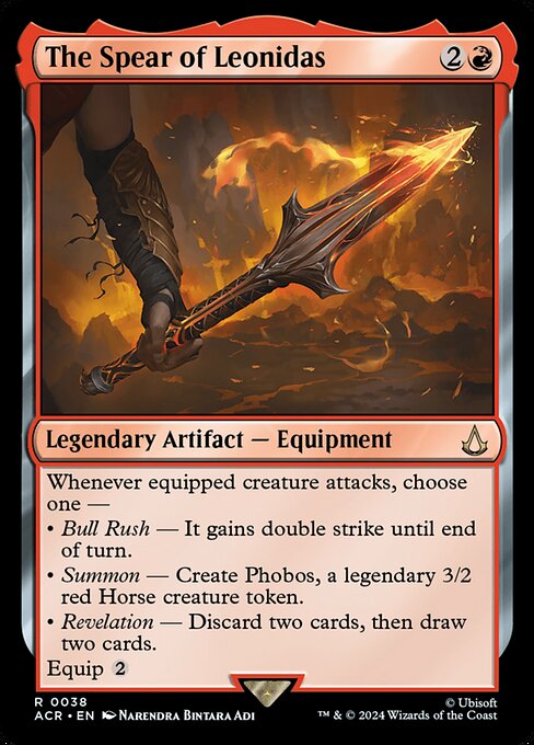 The Spear of Leonidas highlighted card art