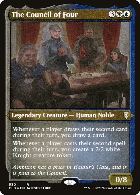 The Council of Four from Commander Legends: Battle for Baldur's Gate