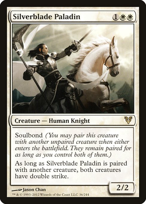 Silverblade Paladin from Avacyn Restored