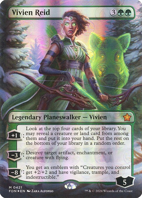 Vivien Reid highlighted card art