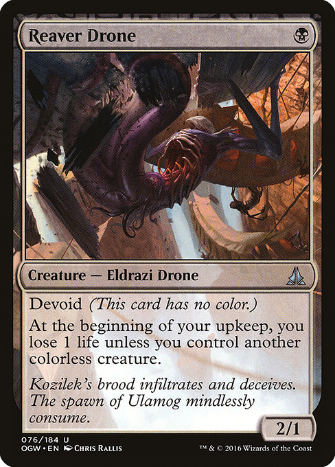 Reaver Drone highlighted card art