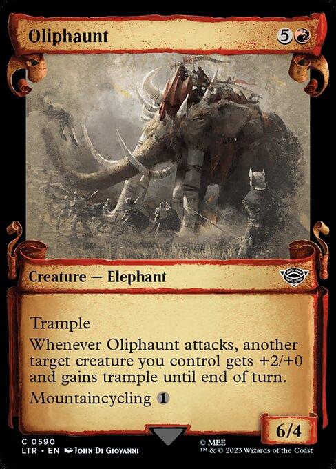Oliphaunt highlighted card art