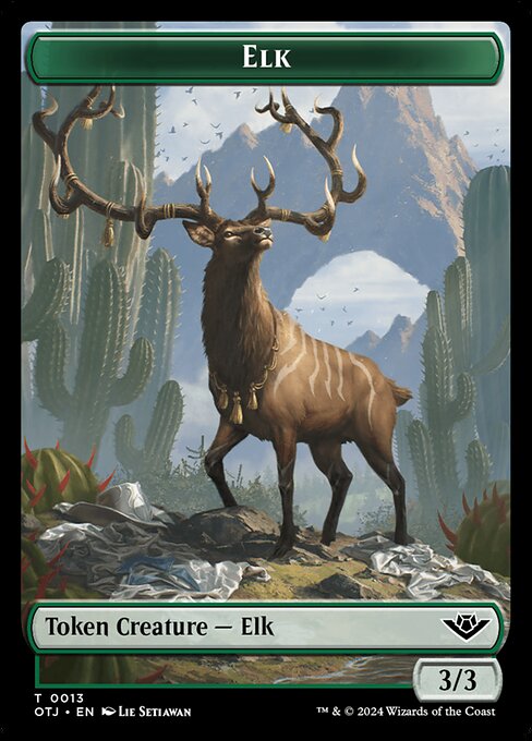 Elk highlighted card art