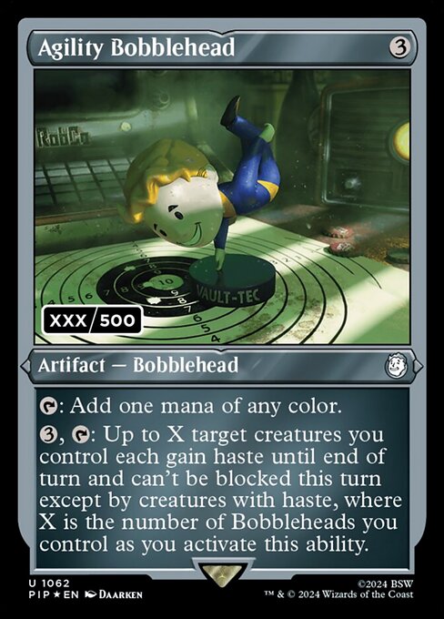 Agility Bobblehead highlighted card art