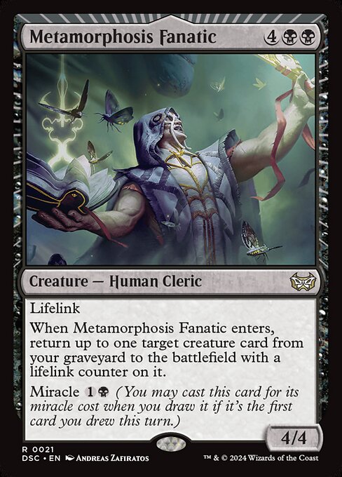 Metamorphosis Fanatic highlighted card art