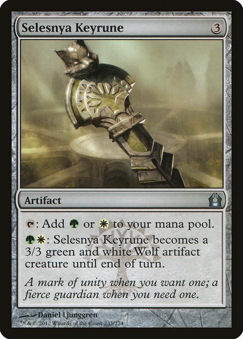 Selesnya Keyrune from Return to Ravnica