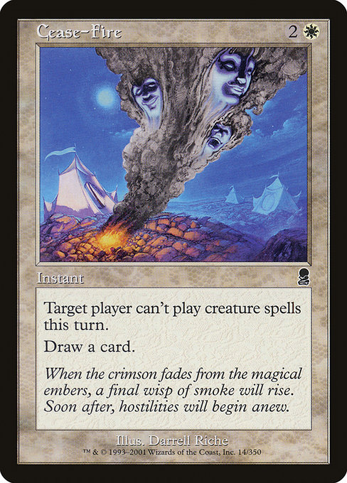 Cease-Fire highlighted card art