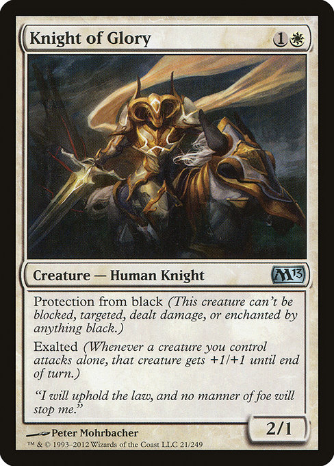 Knight of Glory highlighted card art