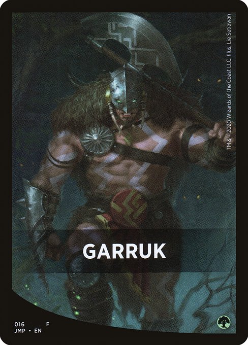 Garruk highlighted card art