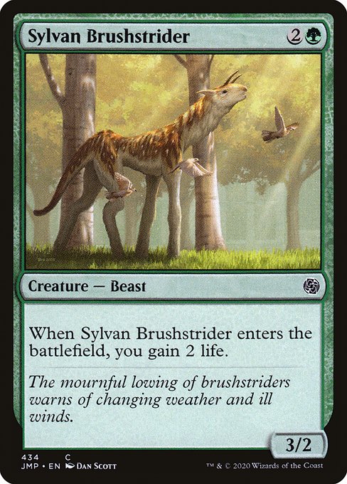 Sylvan Brushstrider highlighted card art