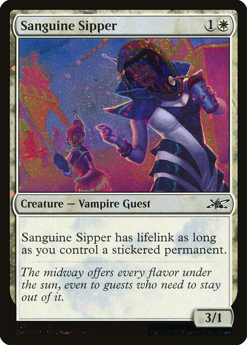 Sanguine Sipper highlighted card art