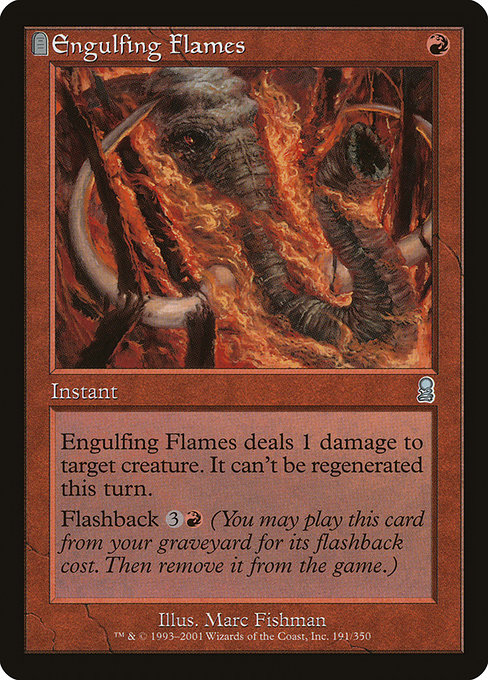 Engulfing Flames highlighted card art