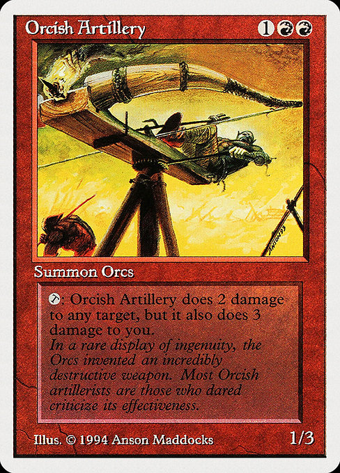 Orcish Artillery from Summer Magic / Edgar