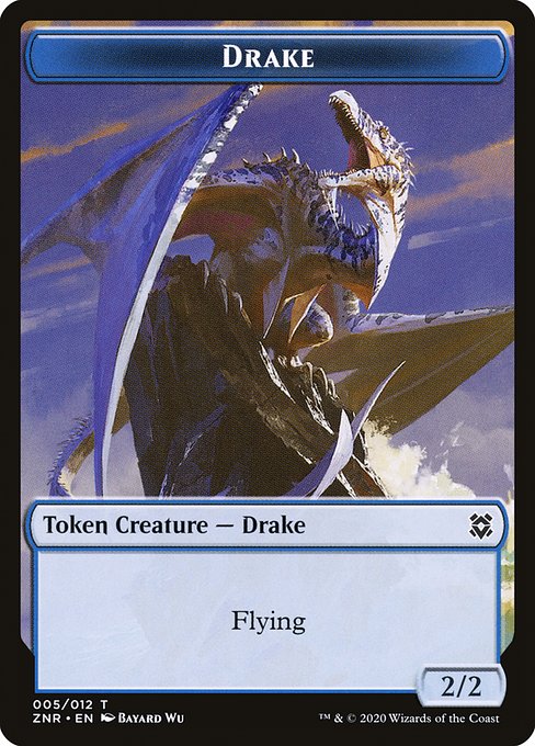 Drake from Zendikar Rising Tokens