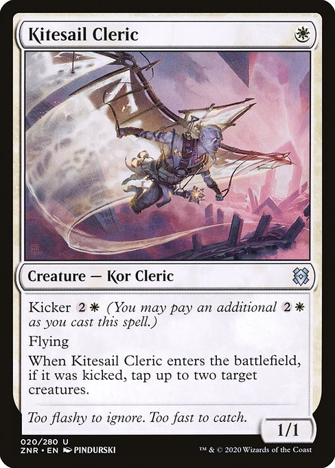 Kitesail Cleric highlighted card art