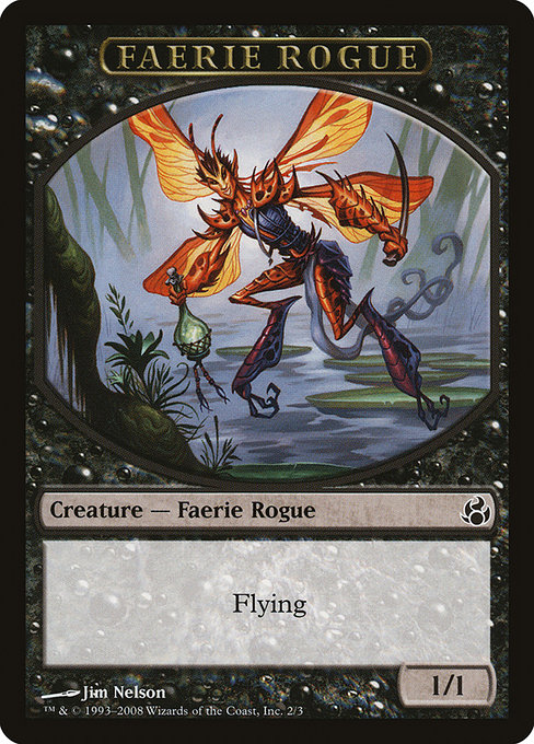 Faerie Rogue from Morningtide Tokens