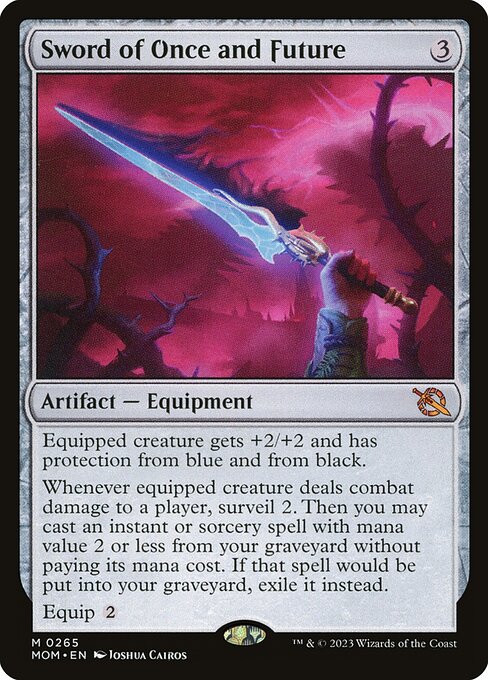 Sword of Once and Future highlighted card art