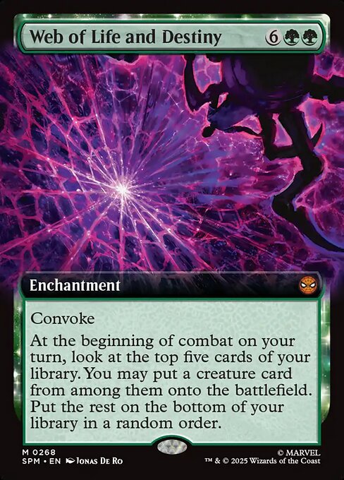 Web of Life and Destiny highlighted card art