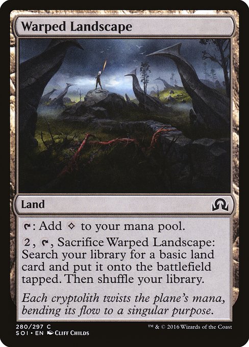 Warped Landscape from Shadows over Innistrad