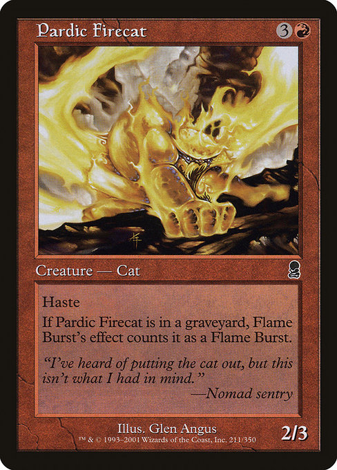Pardic Firecat highlighted card art