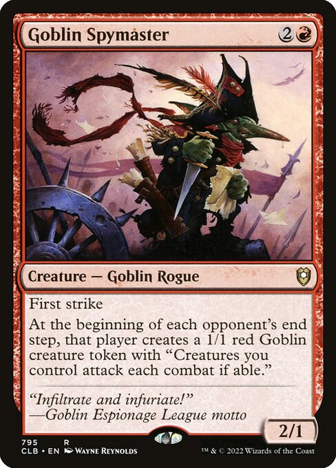 Goblin Spymaster highlighted card art