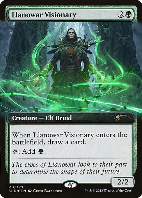 Llanowar Visionary from Secret Lair Drop