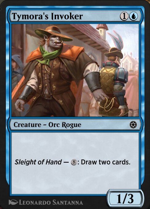 Tymora's Invoker highlighted card art