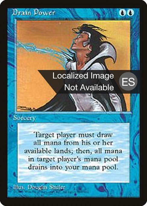 Drain Power from Fourth Edition Foreign Black Border