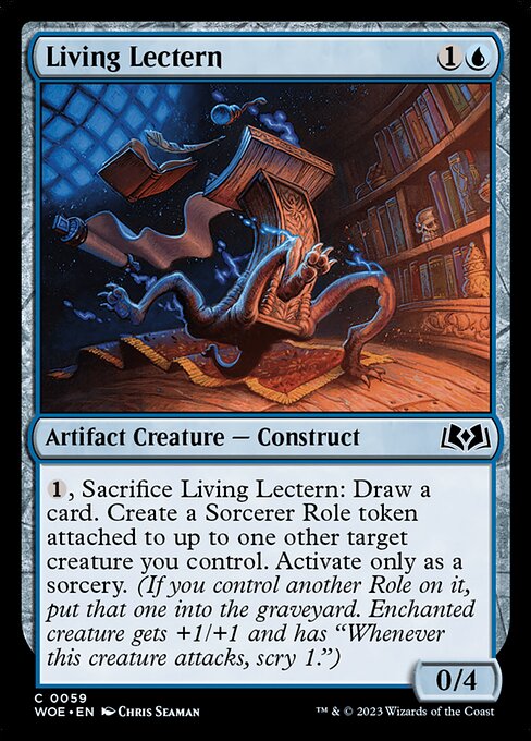 Living Lectern highlighted card art