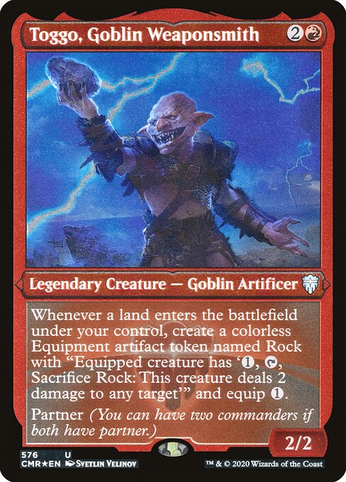 Toggo, Goblin Weaponsmith from Commander Legends