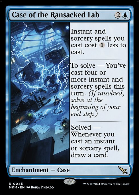 Case of the Ransacked Lab highlighted card art