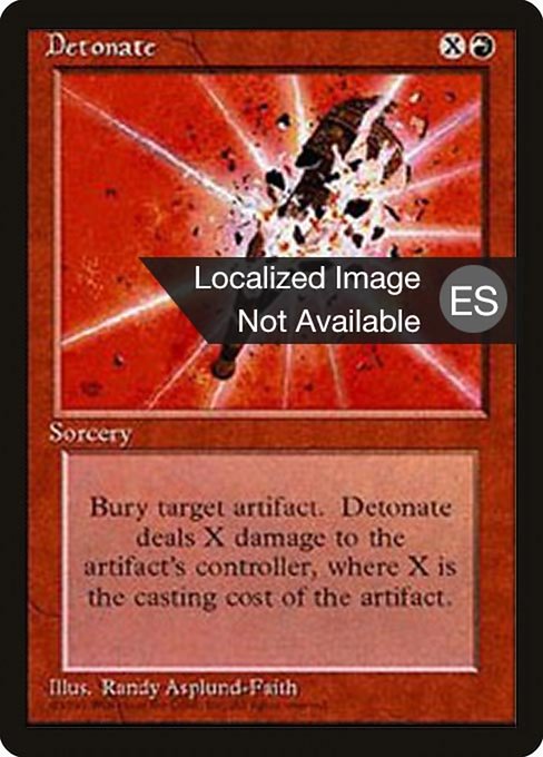 Detonate from Fourth Edition Foreign Black Border