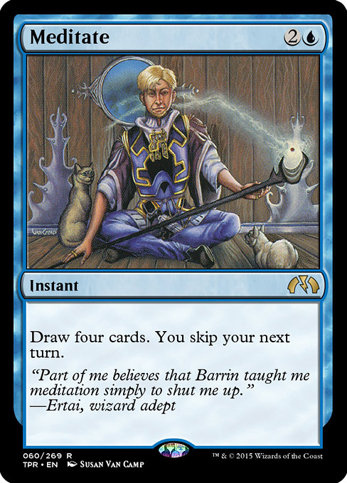 Meditate highlighted card art