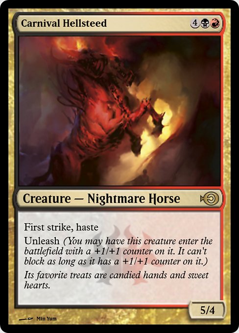 Carnival Hellsteed from Magic Online Promos