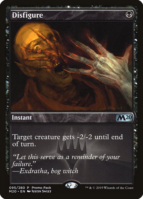 Disfigure from Core Set 2020 Promos