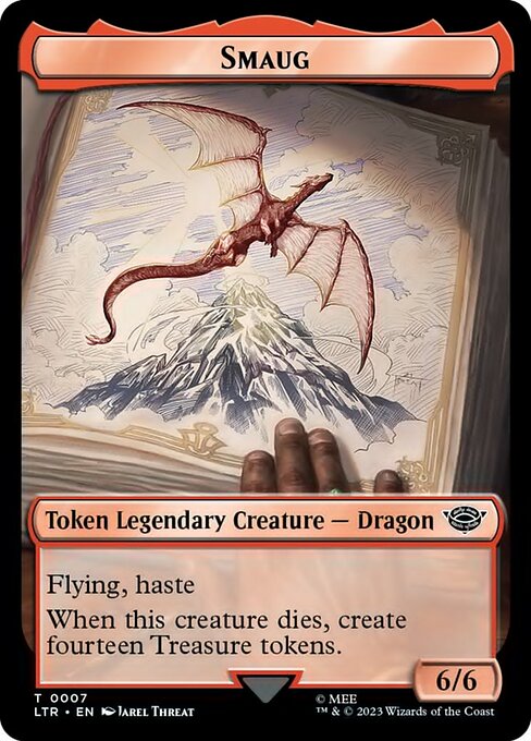 Smaug highlighted card art