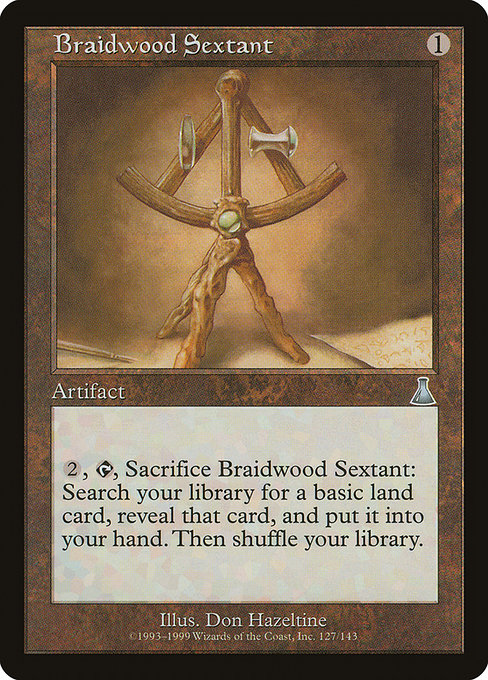 Braidwood Sextant highlighted card art