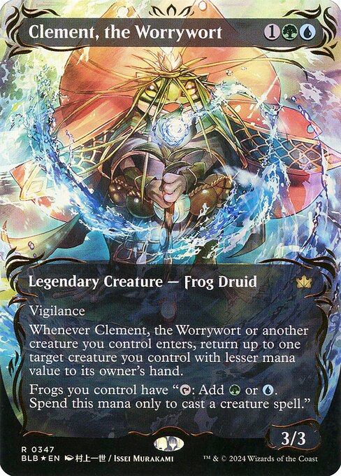 Clement, the Worrywort highlighted card art
