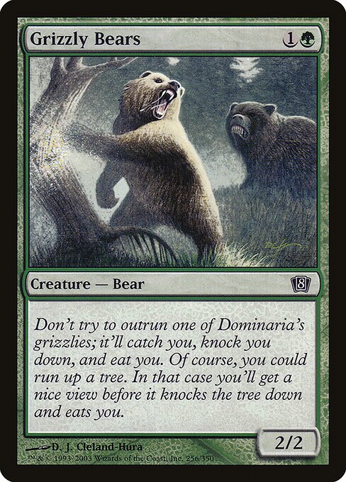 Grizzly Bears from Eighth Edition
