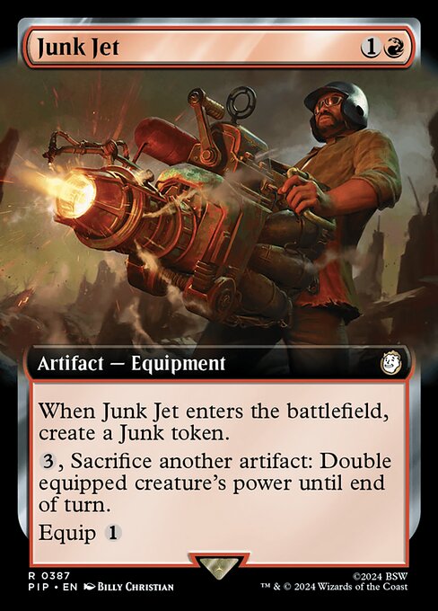 Junk Jet highlighted card art