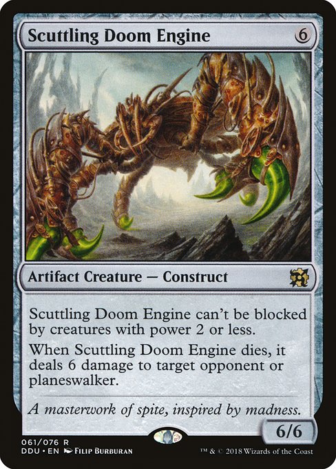 Scuttling Doom Engine from Duel Decks: Elves vs. Inventors