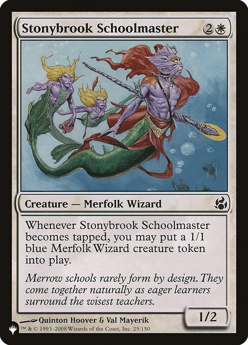 Stonybrook Schoolmaster highlighted card art