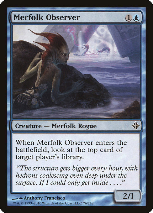Merfolk Observer highlighted card art