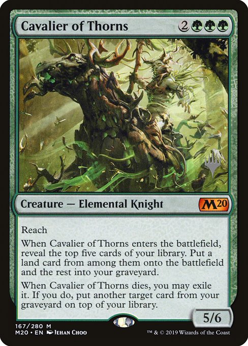 Cavalier of Thorns from Core Set 2020 Promos
