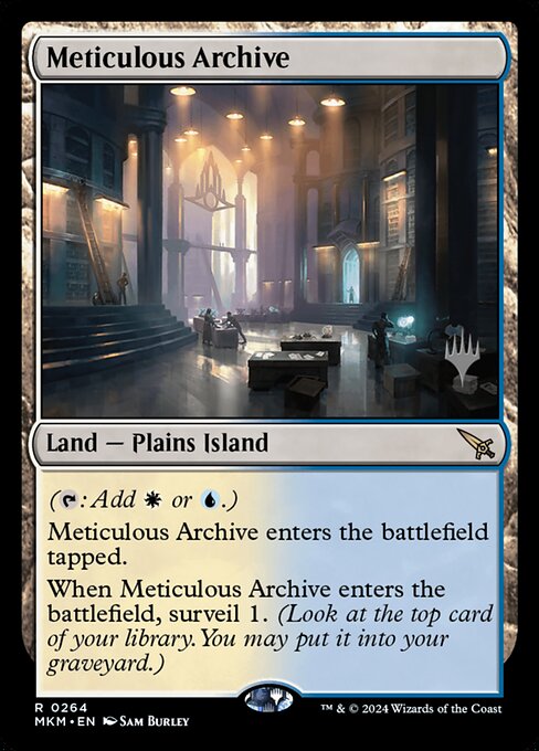 Meticulous Archive highlighted card art